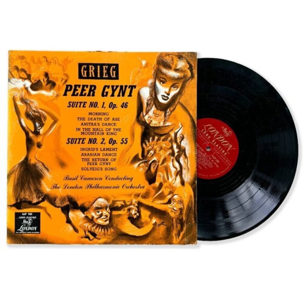 Grieg Peer Gynt Suites Nos. 1 & 2 Vinyl, London Philharmonic, Vintage Classical